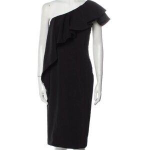 Jay Godfrey One-Shoulder Midi Length Dress